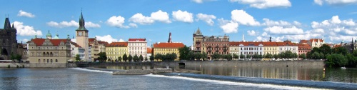 Prague Old Town, from the Vltava River